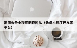 兴安盟湖南头条小程序制作团队（头条小程序开发者平台）